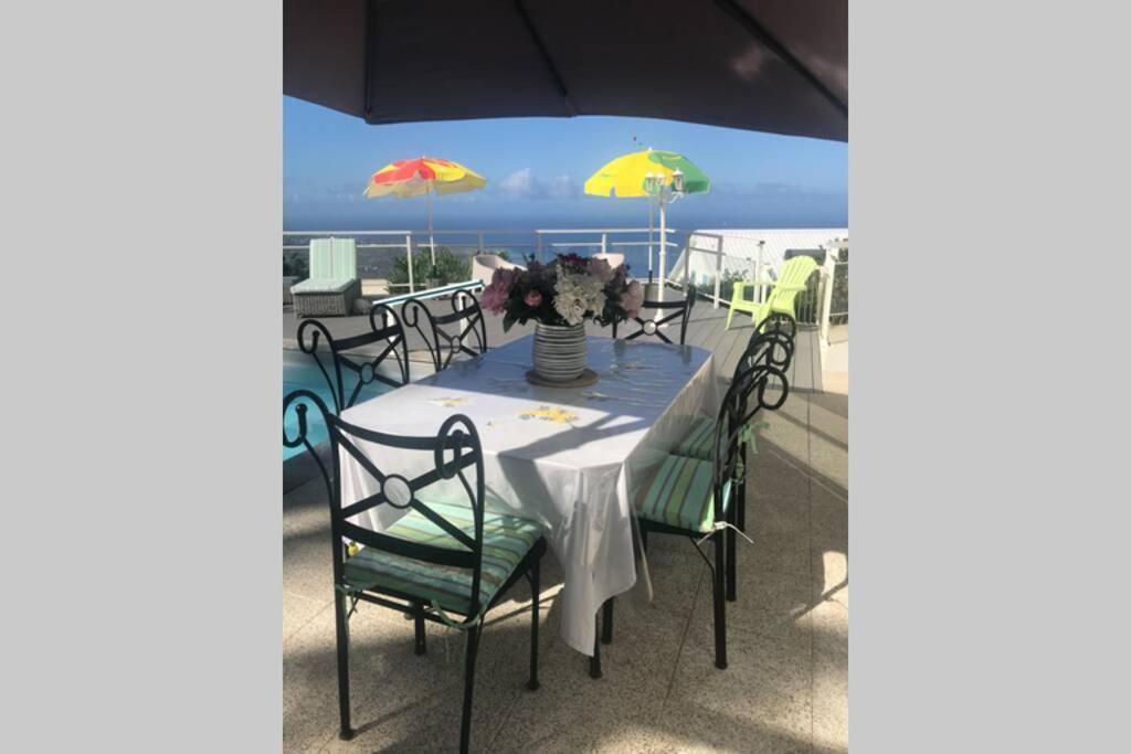 St Leu -Villa D'Artiste, Superbe Vue Mer, Piscine Chauffee Saint-Leu Bagian luar foto