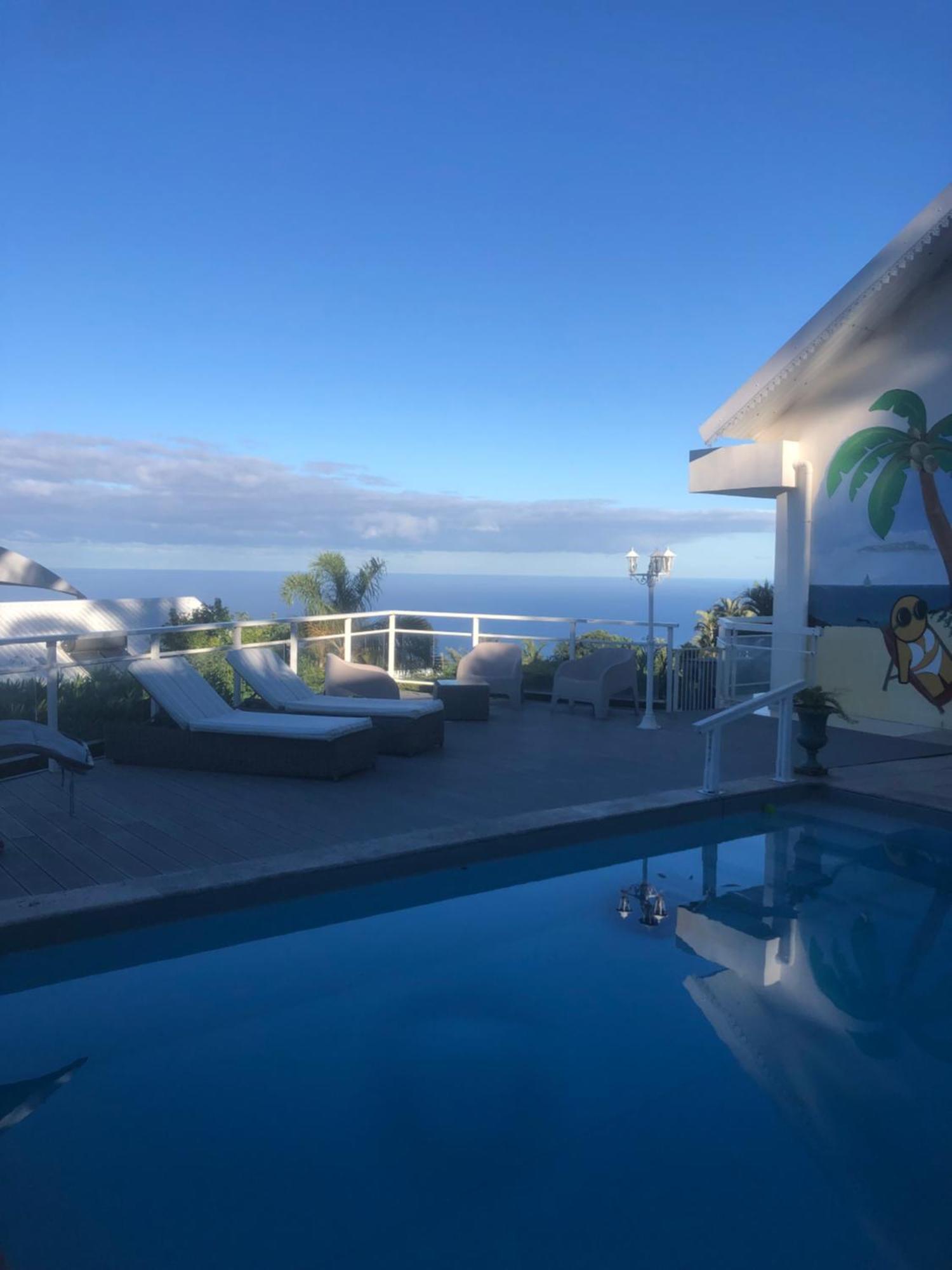 St Leu -Villa D'Artiste, Superbe Vue Mer, Piscine Chauffee Saint-Leu Bagian luar foto