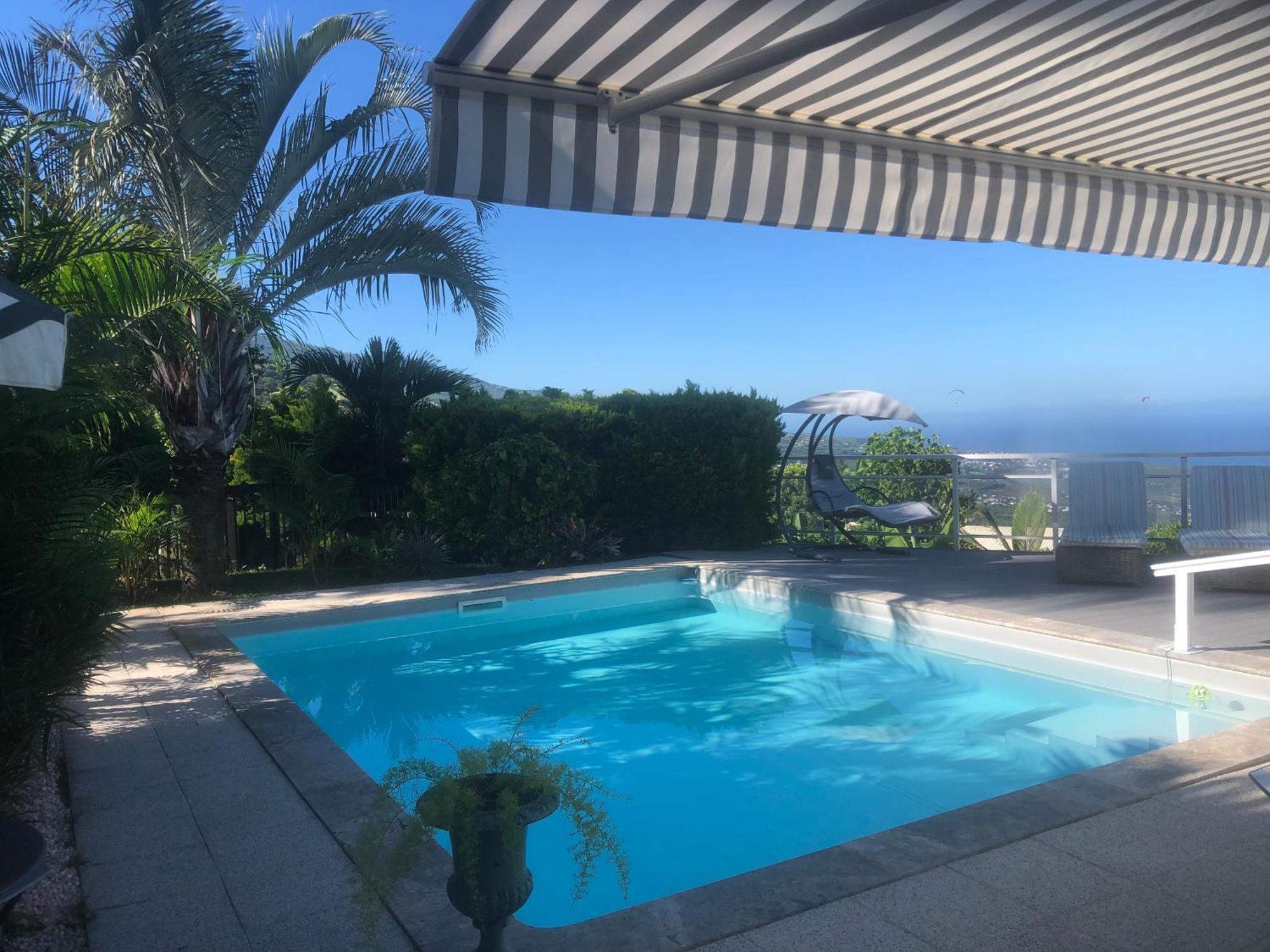 St Leu -Villa D'Artiste, Superbe Vue Mer, Piscine Chauffee Saint-Leu Bagian luar foto